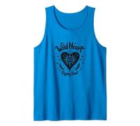 Wild Heart Gypsy Soul Bohemian Spirit Celestial Camiseta sin Mangas, Hombre, Zafiro, M
