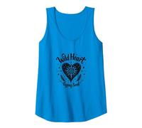 Wild Heart Gypsy Soul Bohemian Spirit Celestial Camiseta sin Mangas, Mujer, Zafiro, S