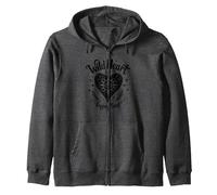Wild Heart Gypsy Soul Bohemian Spirit Celestial Sudadera con Capucha, Unisex para Adultos, Jaspeado Oscuro, XL