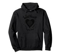 Wild Heart Gypsy Soul Bohemian Spirit Celestial Sudadera con Capucha, Unisex para Adultos, Negro, XXL