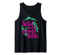 Wild Heart Gypsy Soul Boho Montaña Naturaleza Diseño Camiseta sin Mangas