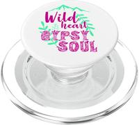 Wild Heart Gypsy Soul Boho Montaña Naturaleza Diseño PopSockets PopGrip para MagSafe