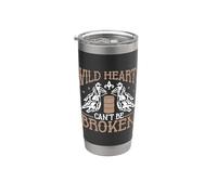 Wild Hearts Can't Be Broken ama montar a caballo, las carreras de barriles Vaso térmico de acero inoxidable de doble pared