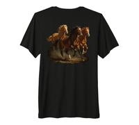 Wild Horse Retro Vintage 80s 90s Western Grunge Graphic Camiseta Premium