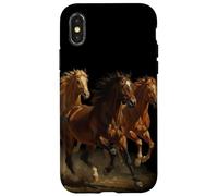 Wild Horse Retro Vintage 80s 90s Western Grunge Graphic Carcasa para iPhone X/XS