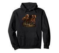 Wild Horse Retro Vintage 80s 90s Western Grunge Graphic Sudadera con Capucha