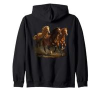 Wild Horse Retro Vintage 80s 90s Western Grunge Graphic Sudadera con Capucha