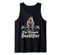 Wild Horses Deadlifter Entrenamiento Gimnasio Equitación Caballo Divertido Camiseta sin Mangas
