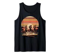 Wild Horses Running Free Equestrian Horse Lover Camiseta sin Mangas