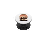 Wild Horses Running Free Equestrian Horse Lover PopSockets PopGrip Adhesivo