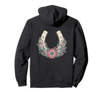 Wild Horses Wildflowers Cowgirl Country Western Rodeos Sudadera con Capucha