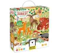 Wild Jumbo Floor Puzzle Forest Animals - Includes 40 Large Jig (Importación USA)