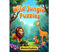 Wild Jungle Puzzle: Spot the Difference Adventure: 25 illustrated scenes + 25 illustrated solutions - Perfect for kids 5-9 | Large print size 8.5 x 11 inch