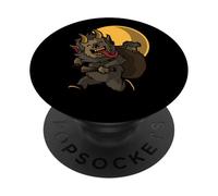 Wild Kids German Christmas Krampus Monster Evils Horror Fun PopSockets PopGrip Adhesivo