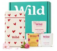 Wild Kit Desodorante Natural Recargable | Carcasa Corazones y 3 Recargas | 98% ingredientes naturales | Cherry Blossom, Honey & Cactus y Coconut & Vanilla | Protección 24 h | Vegano