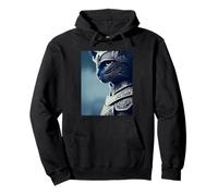 Wild Knight Cat Illustration Anime Graphic Designs Outfit Sudadera con Capucha