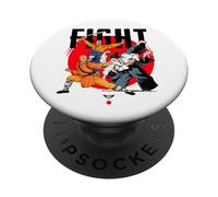Wild Kung Fu Men Fighting Fighters Novelty Graphic Designs PopSockets PopGrip Adhesivo