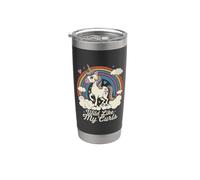 Wild like my Curls Vaso térmico de acero inoxidable de doble pared