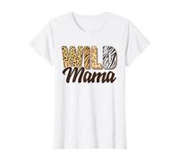 Wild Mama Leopard Mommy Great Mom Mother's Day Camiseta