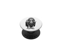 Wild Musk Buey Amante Ártico Vida Silvestre Naturaleza Arte PopSockets PopGrip Adhesivo