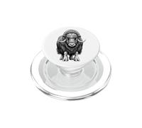 Wild Musk Buey Amante Ártico Vida Silvestre Naturaleza Arte PopSockets PopGrip para MagSafe