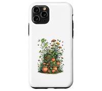 Wild Nature Garden with Mushrooms and Cracked Pots Carcasa para iPhone 11 Pro