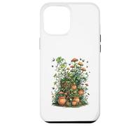 Wild Nature Garden with Mushrooms and Cracked Pots Carcasa para iPhone 12 Pro Max