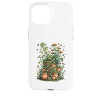 Wild Nature Garden with Mushrooms and Cracked Pots Carcasa para iPhone 15