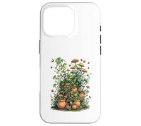 Wild Nature Garden with Mushrooms and Cracked Pots Carcasa para iPhone 16 Pro