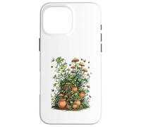 Wild Nature Garden with Mushrooms and Cracked Pots Carcasa para iPhone 16 Pro Max