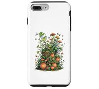 Wild Nature Garden with Mushrooms and Cracked Pots Carcasa para iPhone 7 Plus/8 Plus