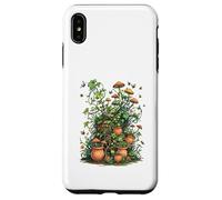 Wild Nature Garden with Mushrooms and Cracked Pots Carcasa para iPhone XS Max