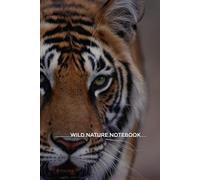 Wild Nature Notebook - Quaderno a righe con copertina animale selvatico | Taccuino 6x9” da 120 pagine
