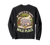 Wild Place Wild learning Elephant Book Reader Kids Sudadera