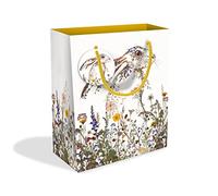 Wild Press by Helen Ahpornsiri - Bolsa de regalo mediana con etiqueta