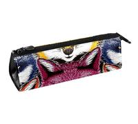 Wild Red Fox Face Pen Bag Stationery Pouch Pencil Bag Cosmetic Bag Compact Zipper Bag, multicolor, 5.5 ×6 ×20CM/2.2x2.4x7.9 in, Organizador de bolsas