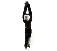 Wild Republic 15255 Mono Mudo Colgante Negro Y Blanco 51 Cm Peluche