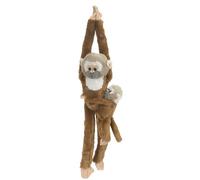 Wild Republic 15264 Mono Esqueleto Con Bebé Colgante 50 Cm Peluche