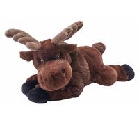 Wild Republic Ecokins Alce, Animales de Peluche, 30cm, Regalos Ecológicos para Niños Que Respetan el Medio Ambiente, Peluche Mini, Hecho a Mano con Botellas de Plástico Reciclado