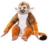 Wild Republic Artist Collection Mono Ardilla, 38 cm, para Regalar a niños; Juguete de Peluche Relleno de Material Hecho de Botellas de Agua recicladas