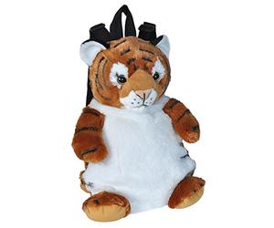 Wild Republic- Backpack Tiger Animal Felpa de Tigre en Forma de Mochila, Juguete para niños 36 cm, Multicolor (20883)