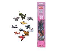 Wild Republic Butterfly Nature Tube Insect Figurinas Tube Nature Toys Kids Gifts de 12 piezas Multicolor 1.5 """" a 3 """"
