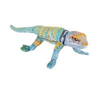 Wild Republic Coilkins Lagarto de Collar, Peluche, 30 cm, Relleno de Botellas de Agua recicladas