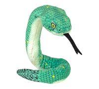Wild Republic Coilkins Víbora de Arbusto Verde, Peluche, 30 cm, Relleno de Botellas de Agua recicladas