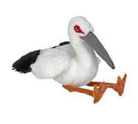 Wild Republic Cuddlekins Eco Cigüeña Oriental, Peluche, 30 cm, Juguete de Felpa, Ecológico