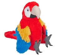 Wild Republic Cuddlekins Eco Guacamayo Escarlata, Peluche, 30 cm, Juguete de Peluche, Relleno de Botellas de Agua Recicladas Hiladas, Ecológico