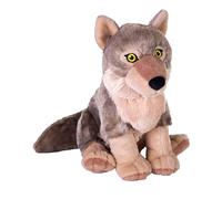 Wild Republic Cuddlekins Eco Lobo, Peluche, 30 cm, Juguete de Peluche, Relleno de Botellas de Agua Recicladas Hiladas, Ecológico