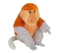 Wild Republic Cuddlekins Eco Mini Mono Narigudo, Peluche, 20 cm, Juguete de Felpa, Relleno de Botellas de Agua Recicladas