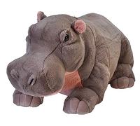 Wild Republic Cuddlekins Jumbo Hipopótamo, Animales de Peluche, 76 cm, Regalo Recién Nacido, Peluches para Niños, Juguete de Peluche, Peluches para Niñas, Elaborado con Botellas Recicladas