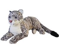 Wild Republic Cuddlekins Jumbo Leopardo de Nieve, Animales de Peluche, 76 cm, Regalo Recién Nacido, Peluches para Niños, Juguete de Peluche, Peluches para Niñas, Elaborado con Botellas Recicladas